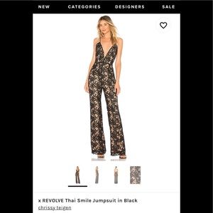 Chrissy Teigan Jumpsuit in Black size: XS